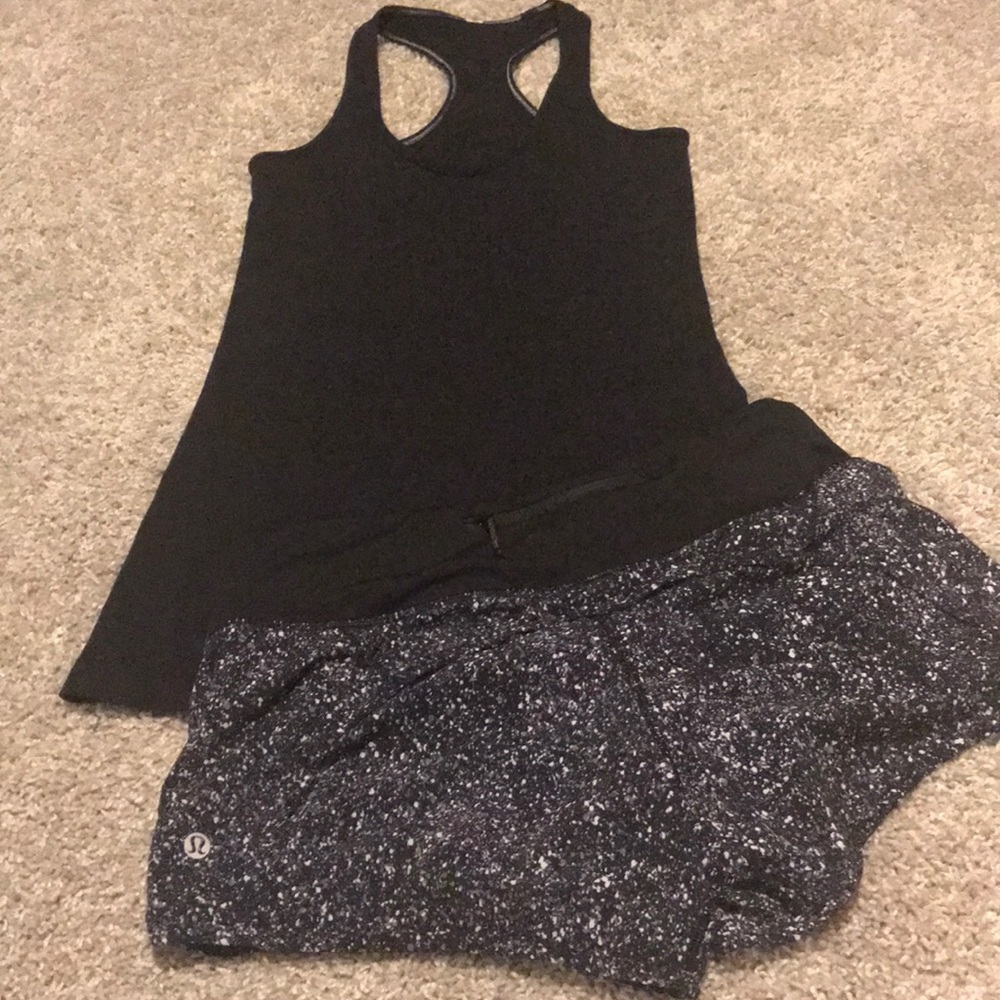 Lululemon Black racerback tank